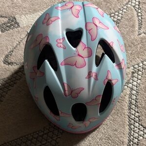 Schwinn Kids Helmet - Pink Butterflies on Blue